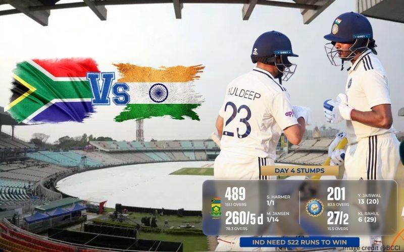  گوہاٹی ٹیسٹ: بھارتی اوپنرز ایک بار پھر ناکام، کیا آخری دن ہوگا کوئی معجزہ؟